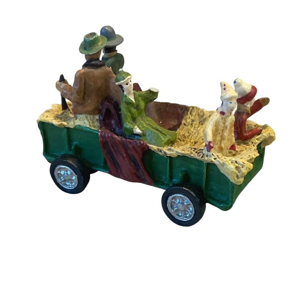 Hawthorne Village Hayride Resin Holiday Collectible 2003 Vintage‎
